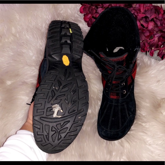 UGG Butte Redwood Boot Buffalo Check Snow Boot - Picture 6 of 8